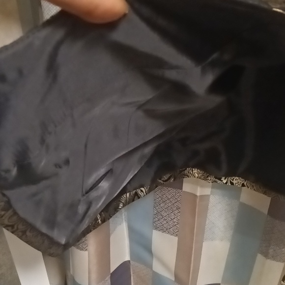 FINAL PRICENWOT Coldwater Creek black/gold mock neck foliage/floral print jacket - Picture 11 of 14